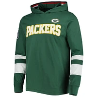 Men's Tommy Hilfiger Green/White Green Bay Packers Alex Long Sleeve Hoodie T-Shirt
