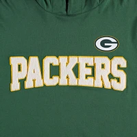 Men's Tommy Hilfiger Green/White Green Bay Packers Alex Long Sleeve Hoodie T-Shirt