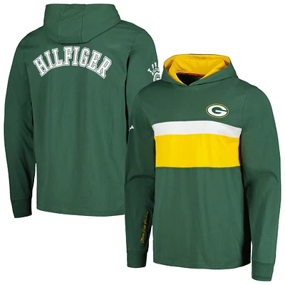 Men's Tommy Hilfiger  Green Bay Packers Morgan Long Sleeve Hoodie T-Shirt