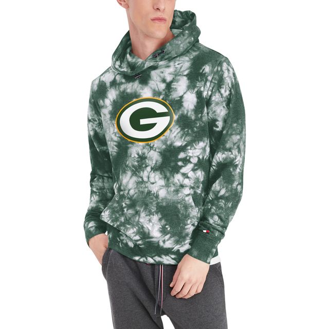 Tommy Hilfiger Green Bay Packers Stanley Tie-Dye pour hommes - Sweat à capuche