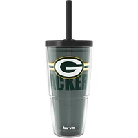 Gobelet classique Tervis Green Bay Packers Go the Distance de 24 oz avec couvercle à paille