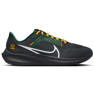 Chaussure de course unisexe Nike Anthracite Green Bay Packers Zoom Pegasus 40