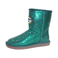 Women's Cuce Green Bay Packers Sequin Boots