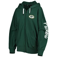 Women's MSX by Michael Strahan Green Bay Packers Emerson - Full-Zip Hoodie