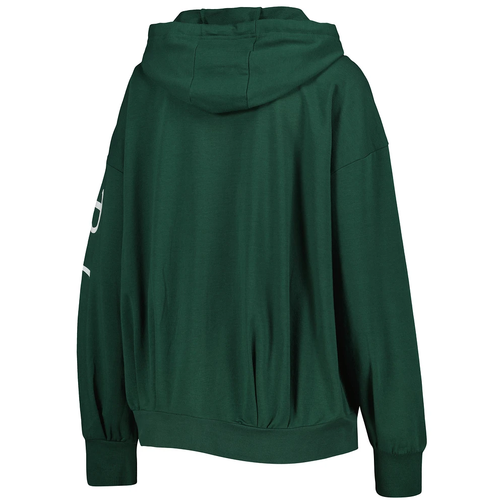 Women's MSX by Michael Strahan Green Bay Packers Emerson - Full-Zip Hoodie