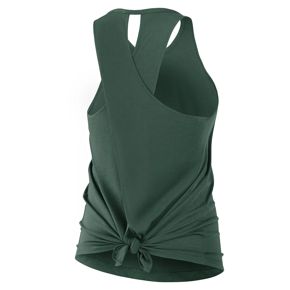 Women's Nike Green Bay Packers  Crossback Performance Tank Top