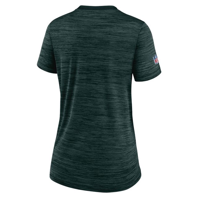 T-shirt Nike Green Bay Packers Sideline Velocity Lockup Performance pour femme – vert