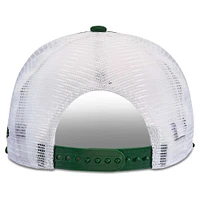 Youth New Era Green Green Bay Packers Tear 9FIFTY Trucker Snapback Hat