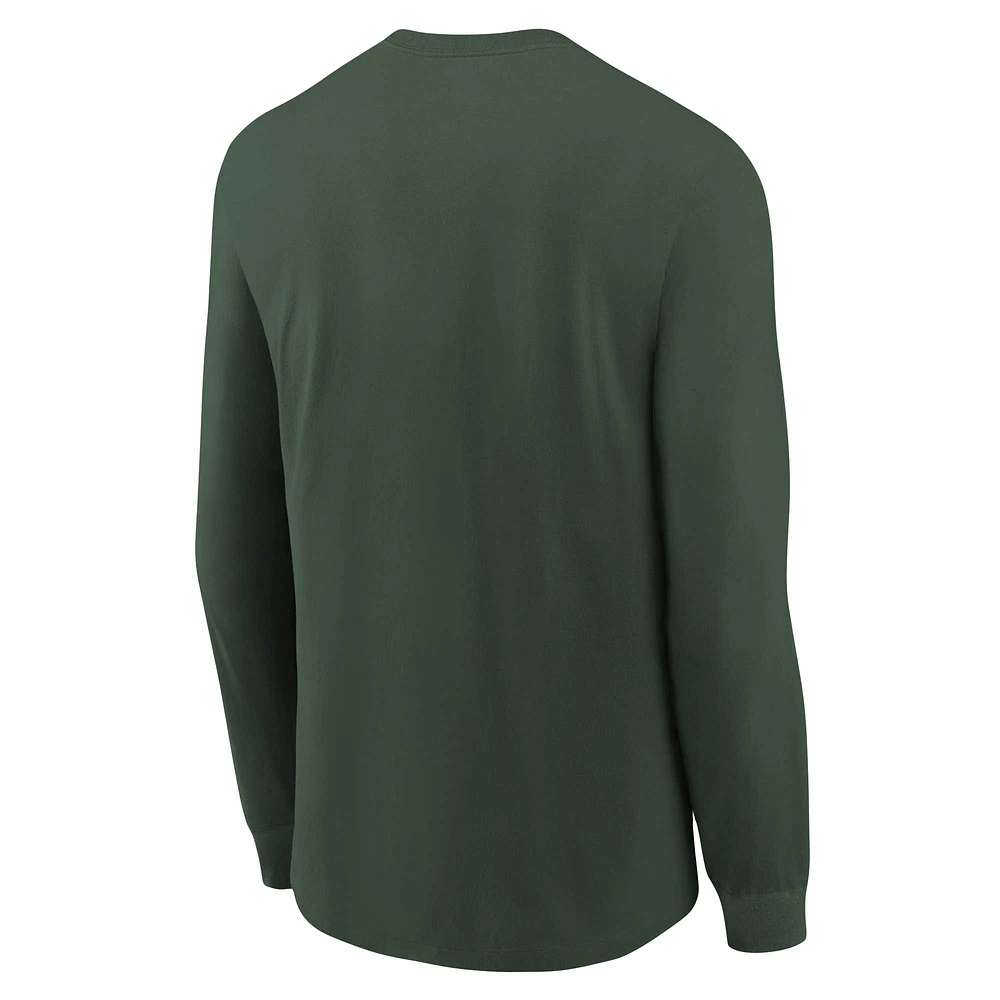 Youth Nike Green Bay Packers Icon Long Sleeve T-Shirt