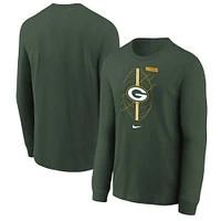 Youth Nike Green Bay Packers Icon Long Sleeve T-Shirt