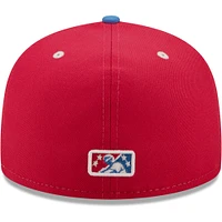 Men's New Era White/Blue Ranas De Rio Copa La Diversion 59FIFTY Fitted Hat