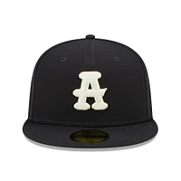 Men's New Era Navy Gwinnett Stripers Black Crackers Theme Night 59FIFTY Fitted Hat