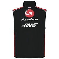 Gilet léger entièrement zippé Haas F1 Black Team pour homme