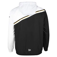 Men's New Era Black Hamilton Tiger-Cats Pinnacle Woven Ripstop Full-Zip Jacket
