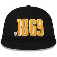 Men's New Era Black Hamilton Tiger-Cats Turf Traditions - 9FIFTY Established Snapback Hat