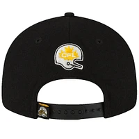 Men's New Era Black Hamilton Tiger-Cats Turf Traditions - 9FIFTY Established Snapback Hat