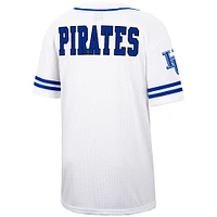 Men's Colosseum Hampton Pirates Free Spirited Mesh Button-Up Baseball Jersey