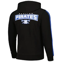Men's FISLL Black Hampton Pirates Oversized Stripes Pullover Hoodie