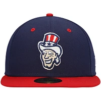 Men's New Era Navy Harrisburg Senators Authentic Collection Team Alternate 59FIFTY Fitted Hat