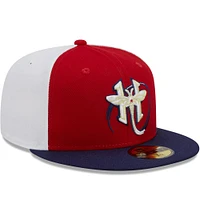 Men's New Era Red/Navy Harrisburg Senators Marvel x Minor League 59FIFTY Fitted Hat