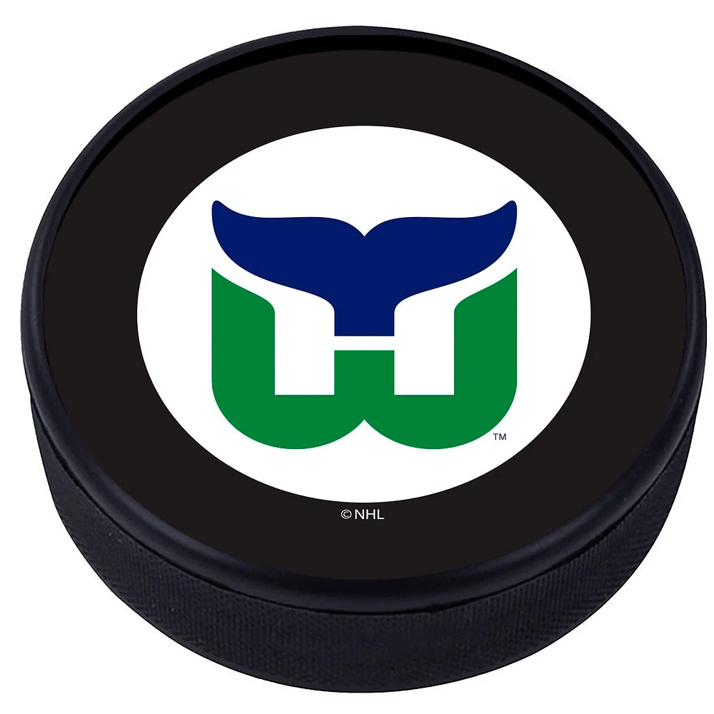 Hartford Whalers - Classic Vintage Textured Hockey Puck