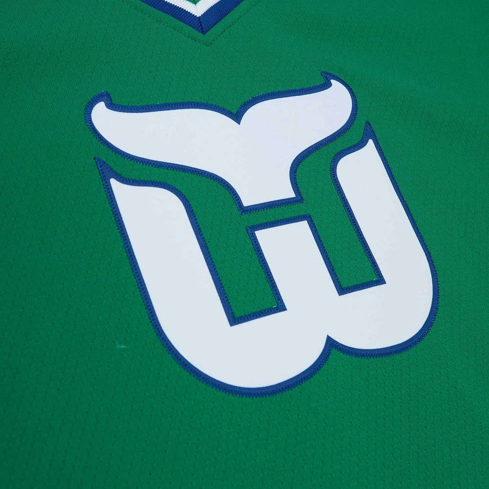 Men's Mitchell & Ness Gordie Howe Green Hartford Whalers  1979/80 Blue Line Player Jersey