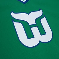 Men's Mitchell & Ness Gordie Howe Green Hartford Whalers  1979/80 Blue Line Player Jersey