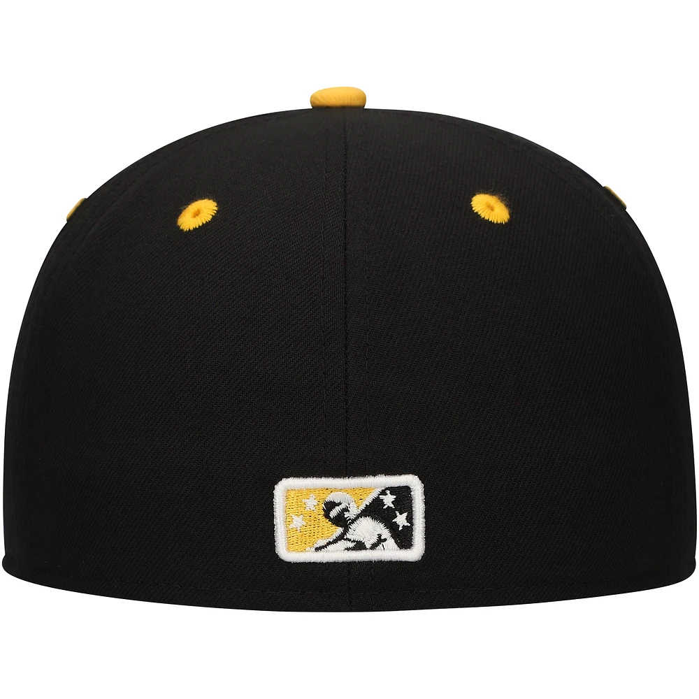 Men's New Era Black Chivos de Hartford Copa la Diversión 59FIFTY Fitted Hat