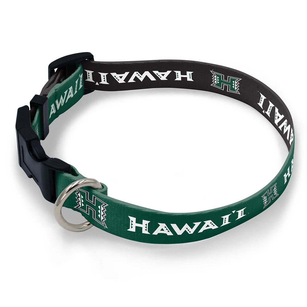 WinCraft Hawaii Warriors Medium Adjustable Pet Collar