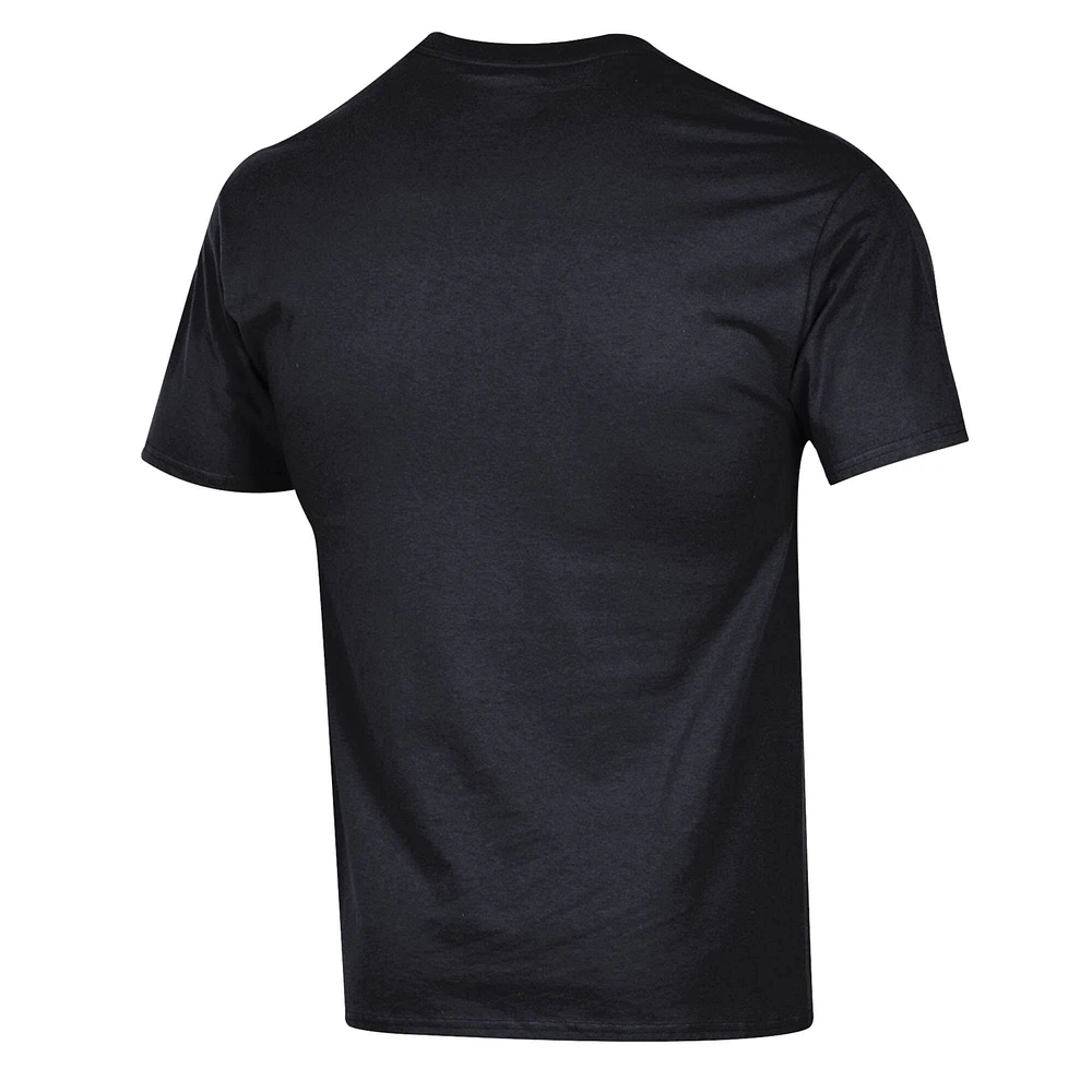 T-shirt unisexe Champion Black Heat Check Gaming On-Court 2K League Authentic Practice