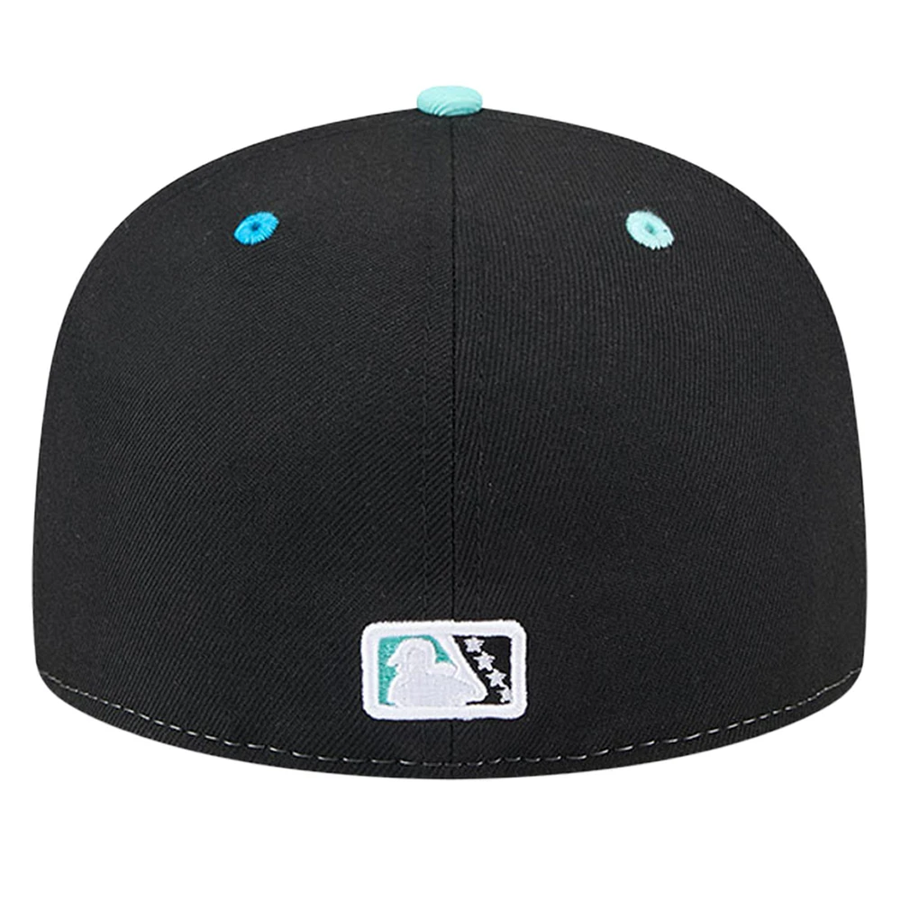 Men's New Era White Hickory Crawdads Copa de la Diversión 59FIFTY Fitted Hat