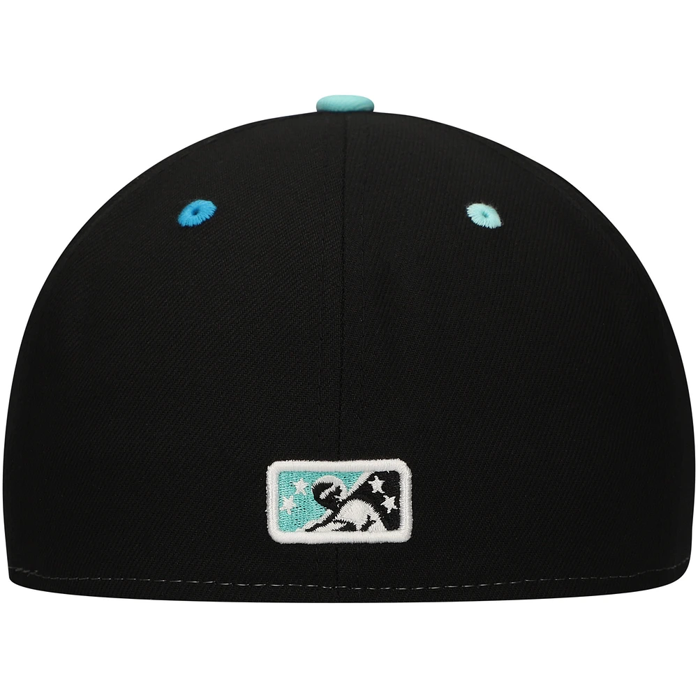 Casquette ajustée New Era White Llamas de Hickory Copa la Diversión 59FIFTY pour hommes