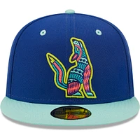 Men's New Era Blue/Mint Soñadores De Hillsboro Copa La Diversion 59FIFTY Fitted Hat
