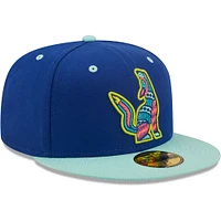 Men's New Era Blue/Mint Soñadores De Hillsboro Copa La Diversion 59FIFTY Fitted Hat