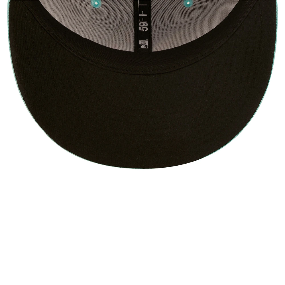 Men's New Era Blue/Mint Soñadores De Hillsboro Copa La Diversion 59FIFTY Fitted Hat