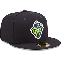 NWE HILHOP NAVY HOME MIB AUTHENTIC COLLECTION 59FIFTY HATMENHIC