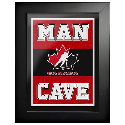Hockey Canada - 12'' x 16'' Man Cave Framed Sign