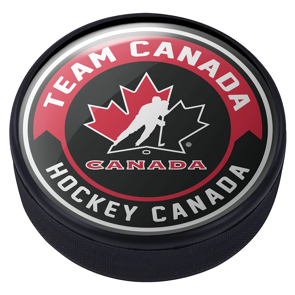 Hockey Canada - Textured Arrow Design Puck
