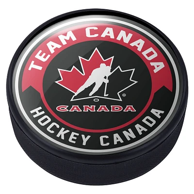 Hockey Canada - Textured Arrow Design Puck