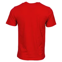 Men's Mitchell & Ness Red Hockey Canada IIHF World Junior Championship Diagonal T-Shirt