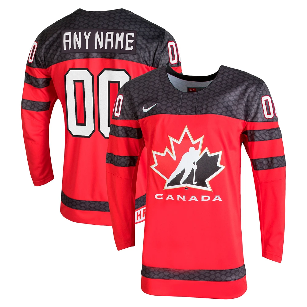 Men's Nike Red Hockey Canada - Custom Replica Jersey