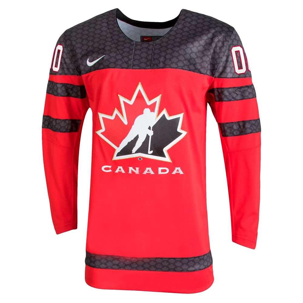 Men's Nike Red Hockey Canada - Custom Replica Jersey