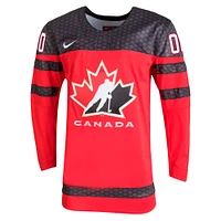 Men's Nike Red Hockey Canada - Custom Replica Jersey