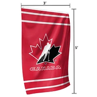 Red Canada Hockey 3' x 5' Flag
