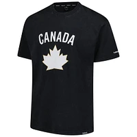 T-shirt unisexe noir coupe carrée Hockey Canada 2024