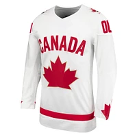 Unisex White Hockey Canada Alternate Replica Custom Jersey