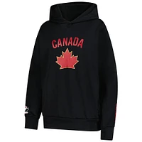 Women's Black Hockey Canada 2024 Pullover Hoodie