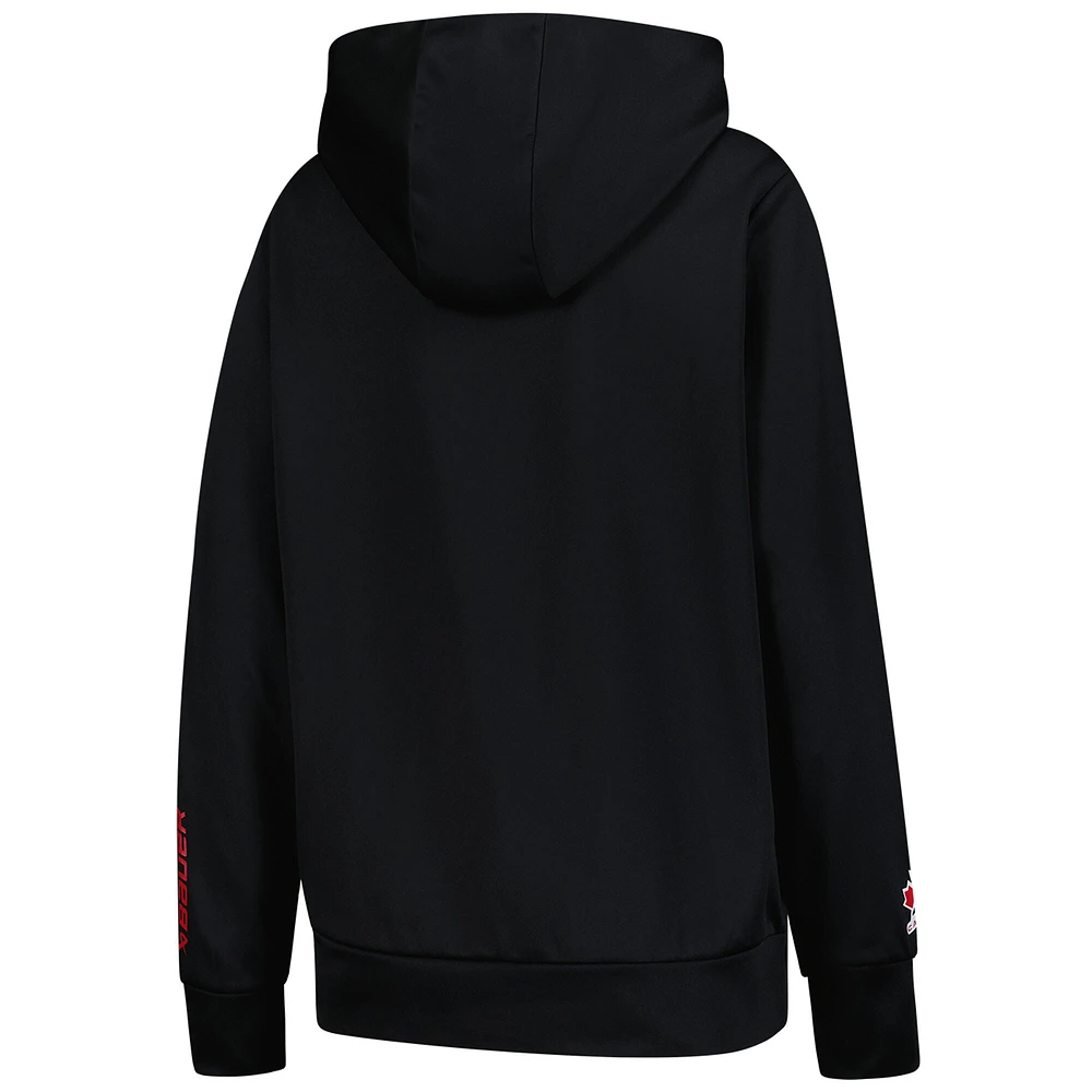 Women's Black Hockey Canada 2024 Pullover Hoodie