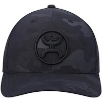 Men's HOOey Black O-Classic Trucker Snapback Hat