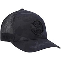 Men's HOOey Black O-Classic Trucker Snapback Hat